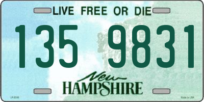 NH license plate 1359831