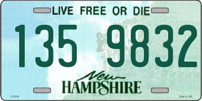NH license plate 1359832