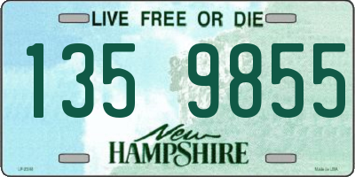 NH license plate 1359855