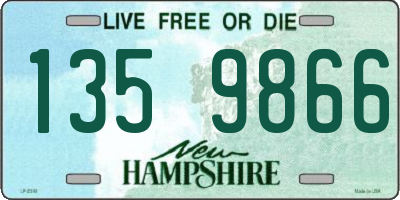 NH license plate 1359866