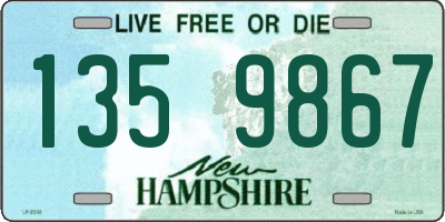 NH license plate 1359867