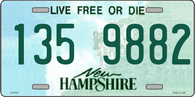 NH license plate 1359882
