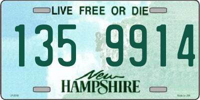 NH license plate 1359914