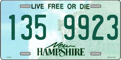 NH license plate 1359923