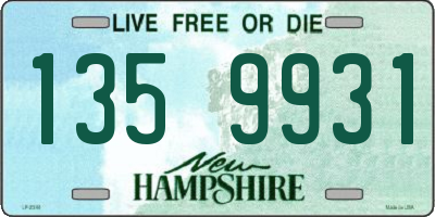 NH license plate 1359931