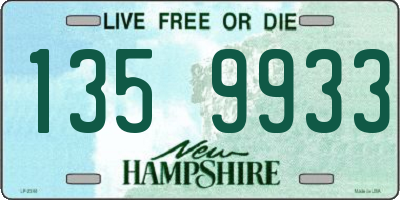NH license plate 1359933