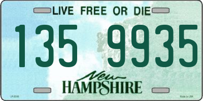 NH license plate 1359935
