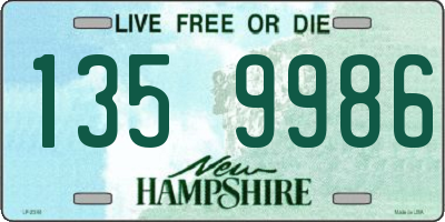 NH license plate 1359986