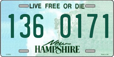 NH license plate 1360171