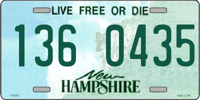 NH license plate 1360435