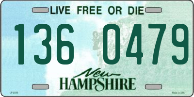 NH license plate 1360479