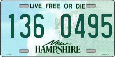 NH license plate 1360495
