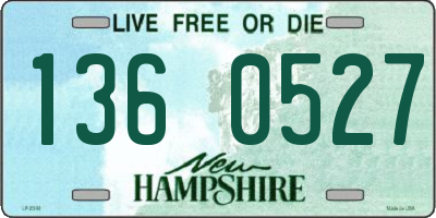 NH license plate 1360527
