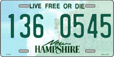 NH license plate 1360545