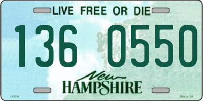 NH license plate 1360550