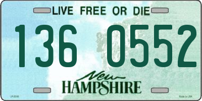 NH license plate 1360552