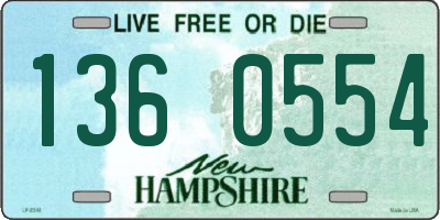 NH license plate 1360554