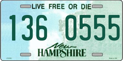 NH license plate 1360555