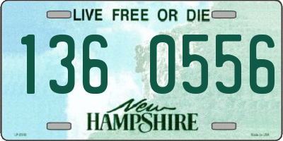NH license plate 1360556