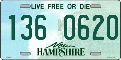 NH license plate 1360620