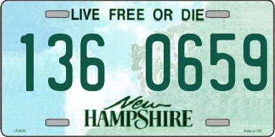 NH license plate 1360659
