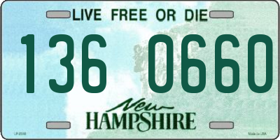 NH license plate 1360660
