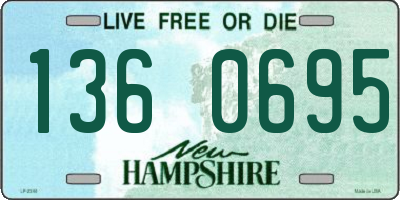 NH license plate 1360695