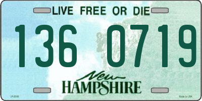 NH license plate 1360719