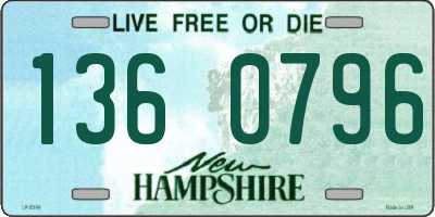 NH license plate 1360796