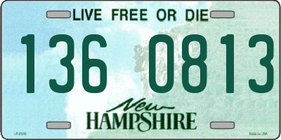 NH license plate 1360813