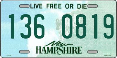 NH license plate 1360819