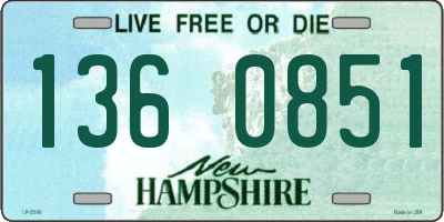 NH license plate 1360851