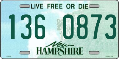 NH license plate 1360873
