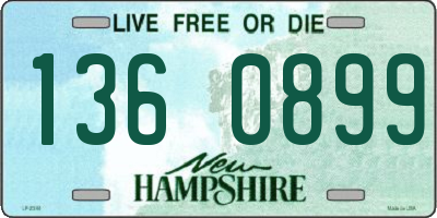 NH license plate 1360899