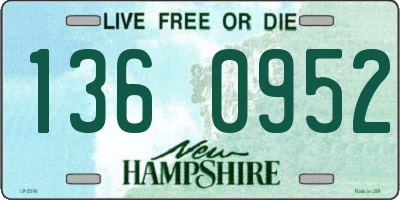 NH license plate 1360952