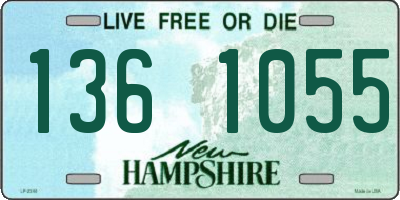 NH license plate 1361055