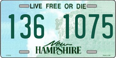 NH license plate 1361075