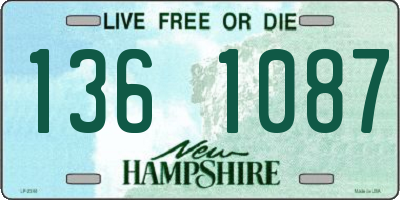 NH license plate 1361087