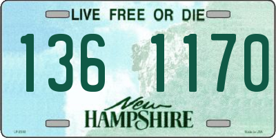 NH license plate 1361170
