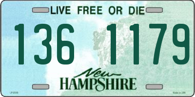 NH license plate 1361179
