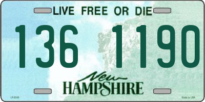 NH license plate 1361190