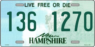NH license plate 1361270
