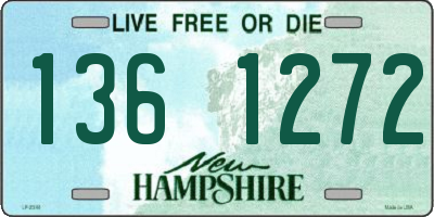 NH license plate 1361272