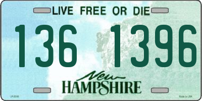 NH license plate 1361396