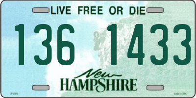 NH license plate 1361433