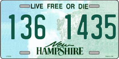 NH license plate 1361435