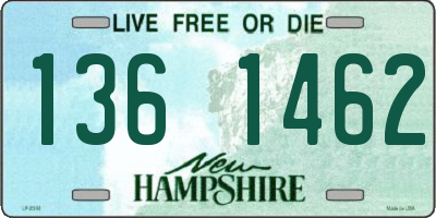 NH license plate 1361462