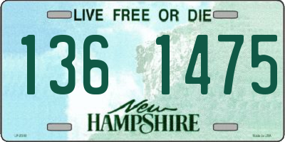 NH license plate 1361475