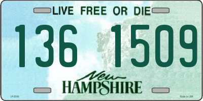 NH license plate 1361509