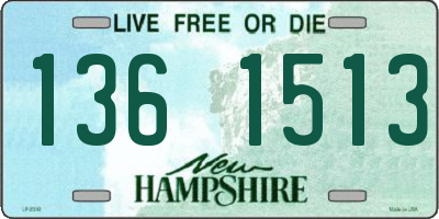 NH license plate 1361513